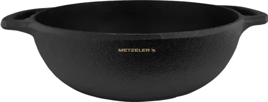 Old Mountain 3 Qt Cast Iron Braiser with Glass Lid — view 5