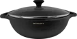 Old Mountain 3 Qt Cast Iron Braiser with Glass Lid — view 4