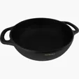 Old Mountain 3 Qt Cast Iron Braiser with Glass Lid — view 7