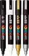 POSCA 4 Piece Metallic Marker Set with Bag — view 6