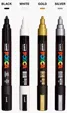 POSCA 4 Piece Metallic Marker Set with Bag — view 3