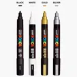 POSCA 4 Piece Metallic Marker Set with Bag — view 18