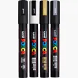POSCA 4 Piece Metallic Marker Set with Bag — view 22