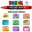 POSCA 8 Piece Basic Marker Set with Bag - Fine — view 16