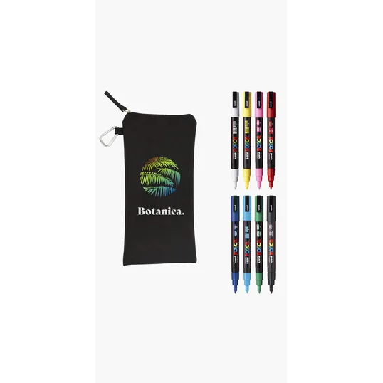 POSCA 8 Piece Basic Marker Set with Bag - Fine — view 9