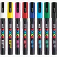 POSCA 8 Piece Basic Marker Set with Bag - Fine — view 24