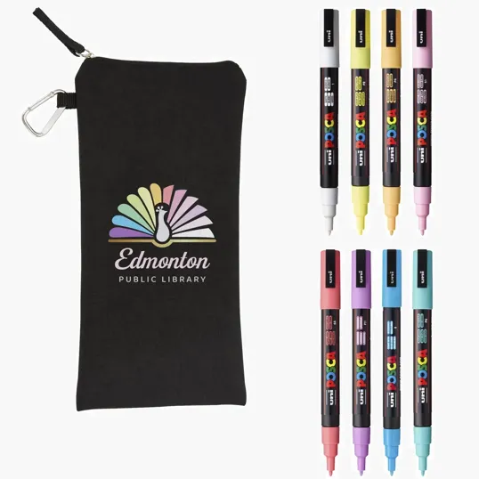 POSCA 8 Piece Soft Marker Set with Bag, Fine Tip — view 24