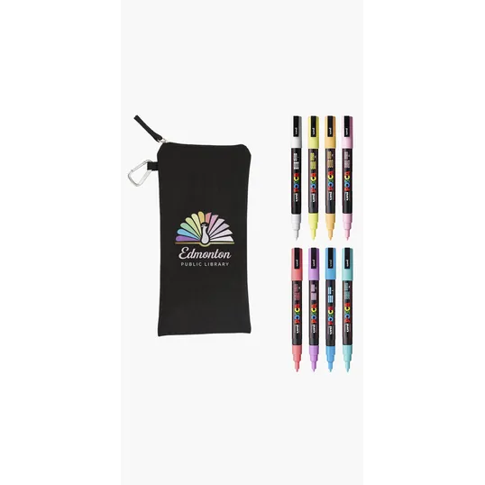 POSCA 8 Piece Soft Marker Set with Bag, Fine Tip — view 4