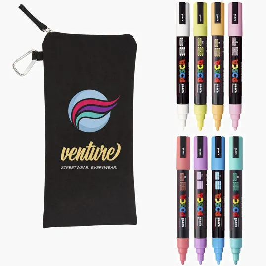 POSCA 8 Piece Soft Marker Set with Bag, Medium — view 28