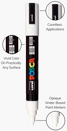 POSCA 12 Piece Basic Marker Set with Bag — view 4