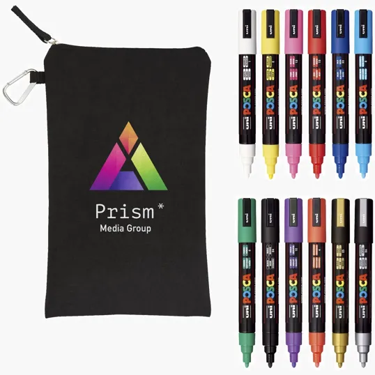POSCA 12 Piece Basic Marker Set with Bag — view 13