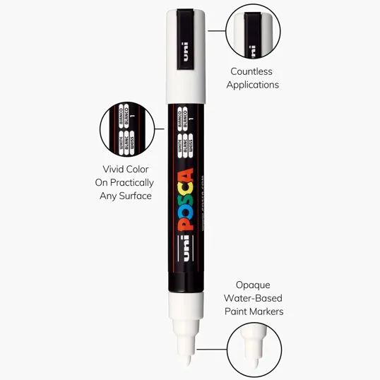 POSCA 12 Piece Basic Marker Set with Bag — view 19