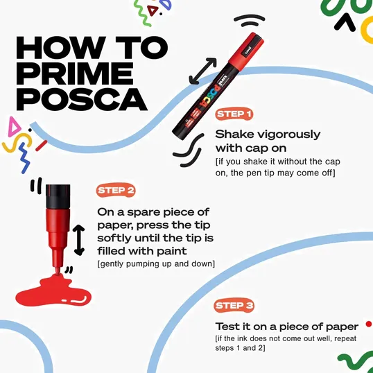 POSCA 12 Piece Basic Marker Set with Bag — view 9