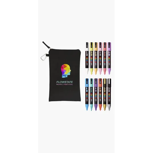 POSCA 12 Piece Soft Marker Set with Bag — view 20