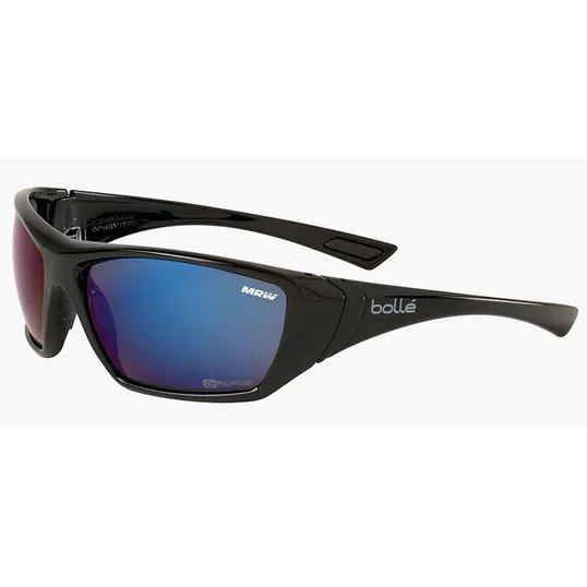 Bollé Hustler Blue Polarized Safety Glasses