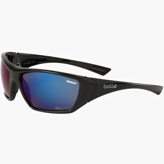 Bollé Hustler Blue Polarized Safety Glasses — view 3