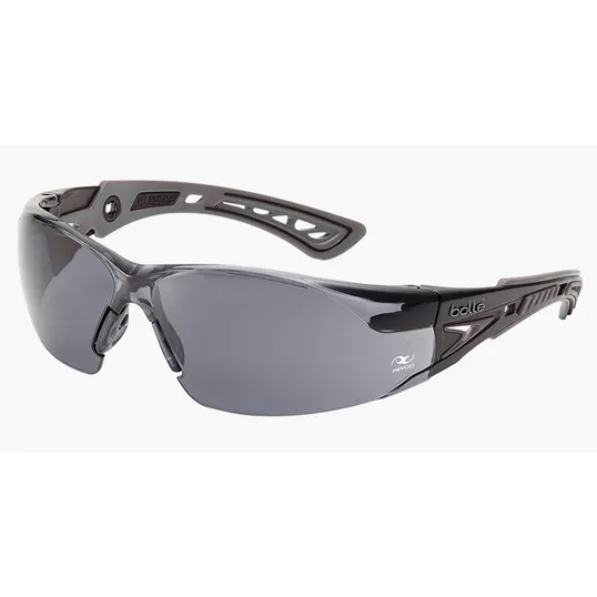 Bollé Rush Plus Safety Glasses with Gray Lens — view 2