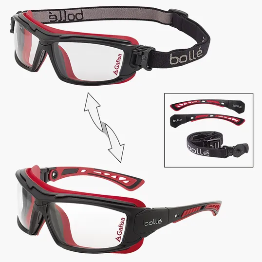 Bollé Ultim8 Clear Lens Safety Glasses — view 2