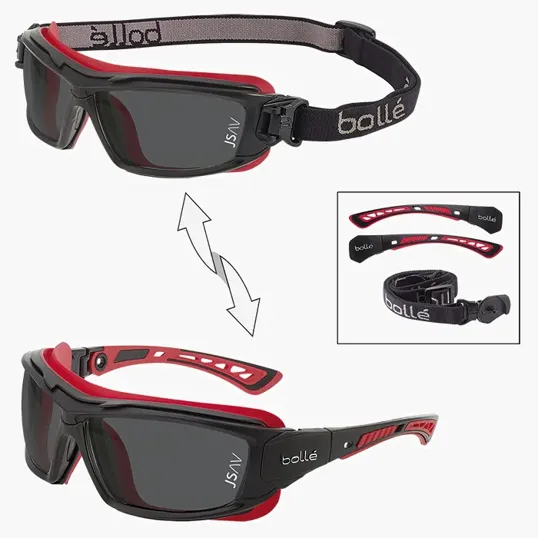 Bollé Ultim8 Gray Lens Safety Glasses — view 7
