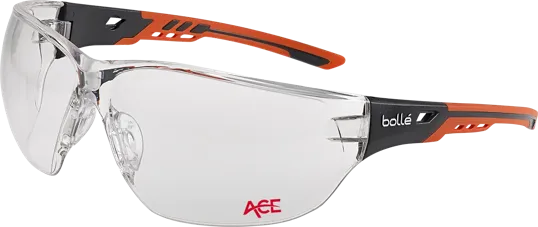 Ness+ Clear Safety Glasses with Wrap-Around Frame — view 2