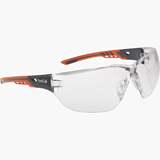 Ness+ Clear Safety Glasses with Wrap-Around Frame — view 5