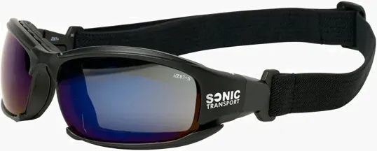 Bouton® Cefiro Blue Mirror Safety Glasses — view 3