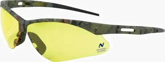 Bouton® Anser Amber Safety Glasses — view 2