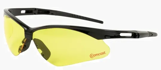 Bouton® Anser Amber Safety Glasses — view 2