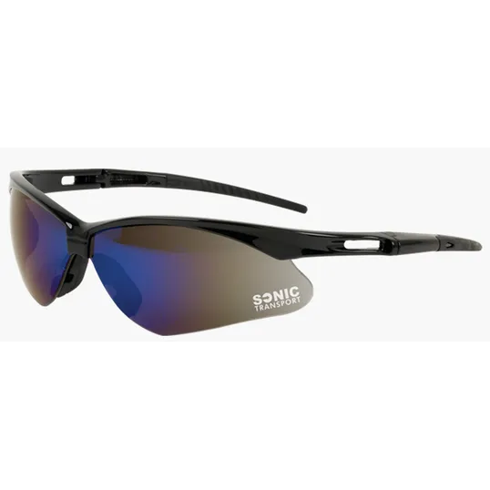 Bouton® Anser Blue Mirror Safety Glasses