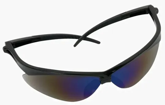 Bouton® Anser Blue Mirror Safety Glasses — view 3