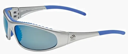 Bouton® Flashfire Blue Mirror Safety Glasses — view 2