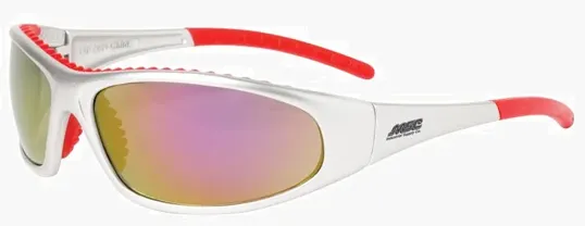 Bouton® Flashfire Red Mirror Safety Glasses — view 2
