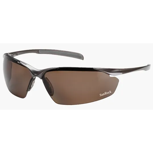 Bouton® Commander Polarized Brown Safety Glasses
