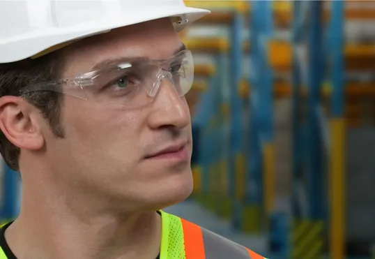 Bouton® Pulse™ Clear Lens Safety Glasses — view 3