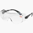 Bouton® Oversite Clear Safety Glasses — view 2