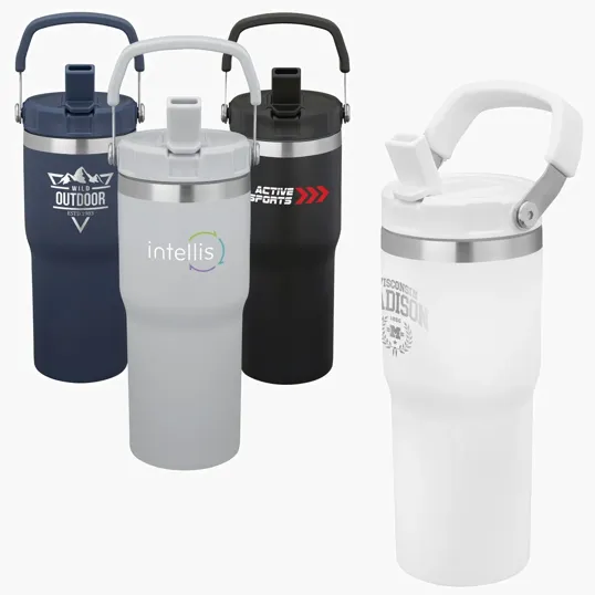 Urban Peak® 20oz Pinnacle Flip Straw Tumbler — view 5