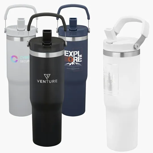 Urban Peak® Pinnacle 28oz Flip Straw Tumbler — view 6