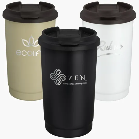 EarthTrendz™ 14oz Recycled Stainless Steel Tumbler — view 16