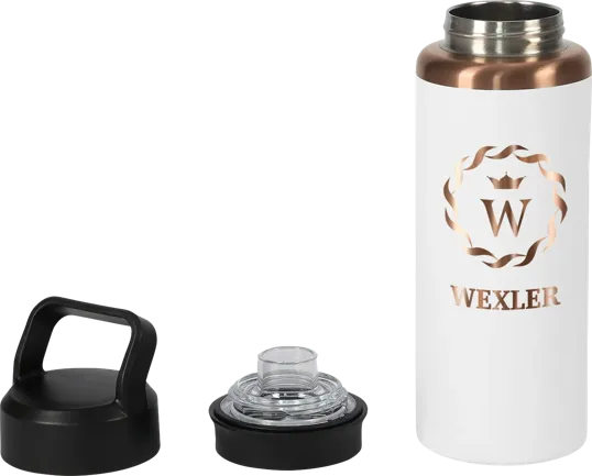 Urban Peak® 28oz Dual Top Copper Water Bottle — view 3