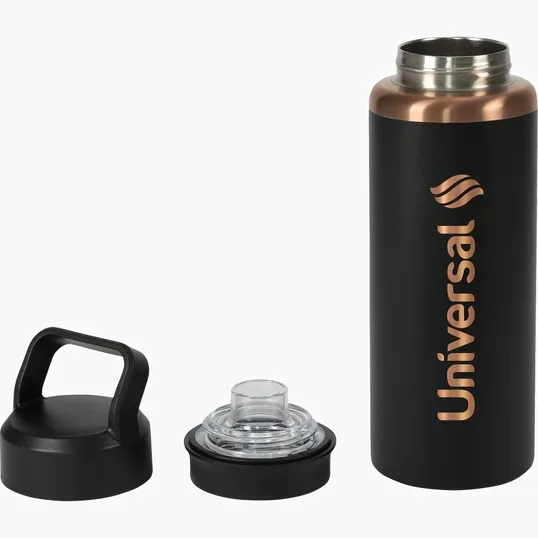 Urban Peak® Dual Top Copper Water Bottle, 28 oz — view 5