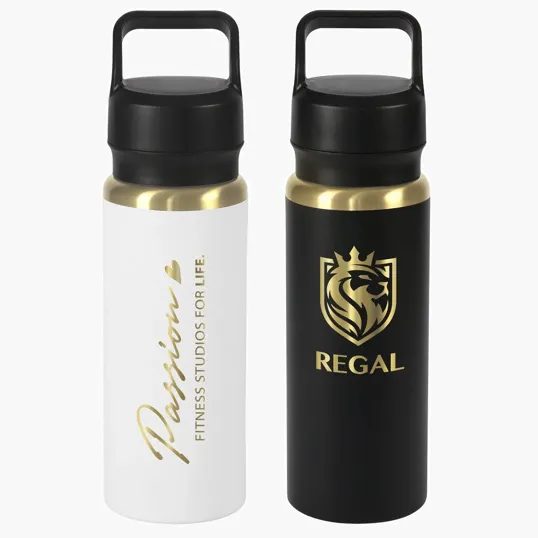 Urban Peak® 28oz Dual Top Gold Water Bottle — view 10
