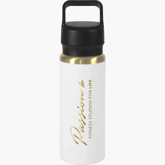 Urban Peak® 28oz Dual Top Gold Water Bottle — view 4
