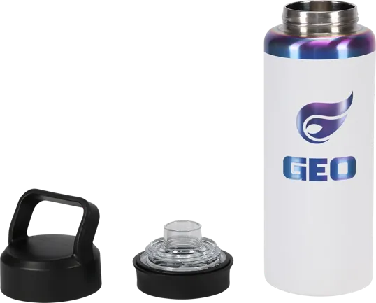 Urban Peak® Dual Top RB Water Bottle, 28 oz — view 4