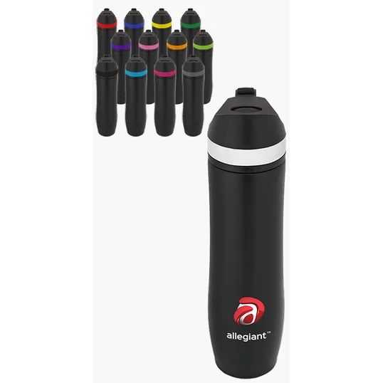 Persona® Wave Trail Vacuum Water Bottle, 20 oz