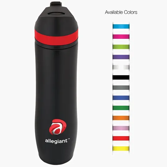 Persona® Wave Trail Vacuum Water Bottle, 20 oz — view 3