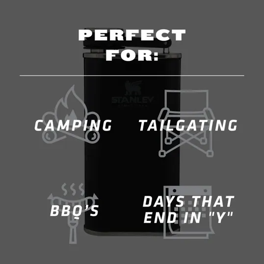 Stanley® 8oz Classic Easy Fill Wide Mouth Flask — view 25