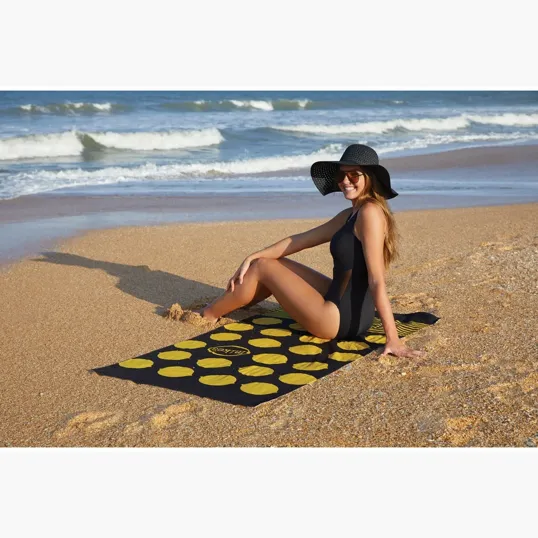 Pro Vision Beach Towel, Polyester Front with Cotton Terry Back — view 5