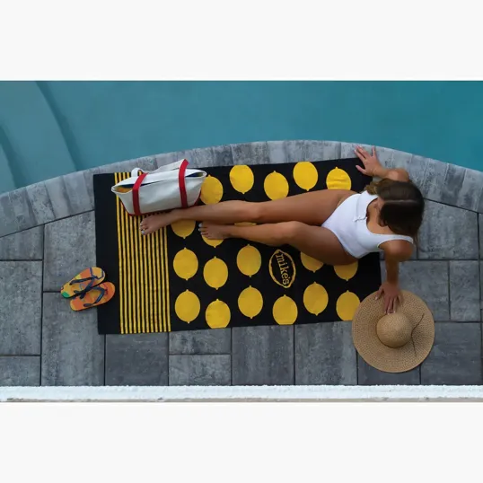 Pro Vision Beach Towel, Polyester Front with Cotton Terry Back — view 8