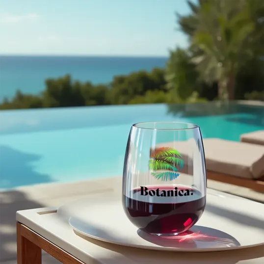 Symglass 12oz Clear Stemless Wine Glass — view 2