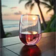 Symglass 12oz Clear Stemless Wine Glass — view 8